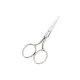 Foarfeca de broderie din otel carbon fin placat cu nichel, manere egale, Premax, colectia Omnia, 10cm (4)