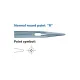 Set 10 ace de cusut pentru masini industriale de cusut, Groz-Beckert, varf regular - R