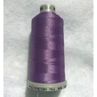 Ata de brodat polyneon Amethyst, 100% polyester, finete 40, con 1000 metri, cutie 10 conuri