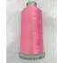 Ata de brodat polyneon Bubble Gum Pink, 100% polyester, finete 40, con 1000 metri, cutie 10 conuri