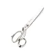 Foarfeca de croitorie din otel carbon C50 nichelat, manere inegale, Premax, colectia Classica, 25.5cm (10″)